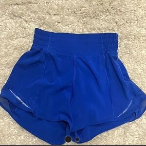 Royal blue lululemon shorts